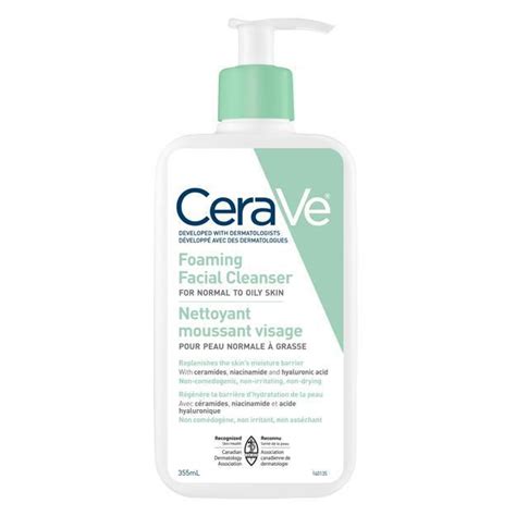 Cerave Foaming Facial Cleanser With Hyaluronic Acid And 3 Ceramides