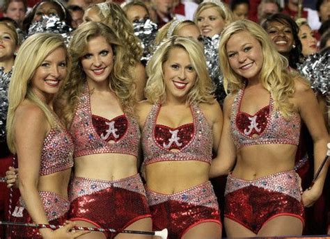 Girls Of The SEC Roll Tide Roll Football Cheerleaders Cheerleading Outfits Sexy