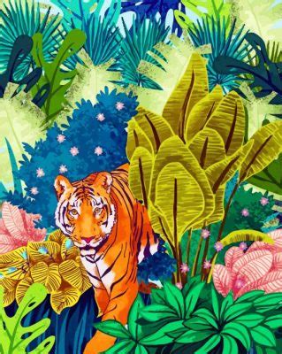Jungle Tiger Paint By Numbers Numeral Paint Kit