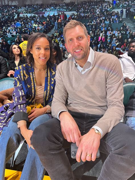 Nbaallstar Jessica And Dirk Nowitzki Rmavericks