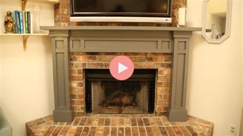 How To Build Fireplace Mantel From Scratch Checking In With Chelsea