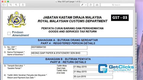 Gst malaysia, petaling jaya, malaysia. How To Submit GST: Submit GST via Online - Master ...