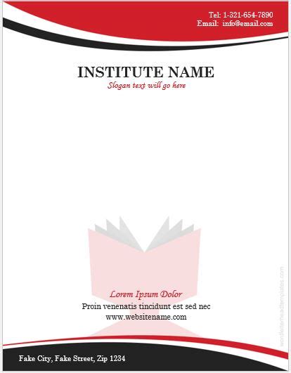 Download 7,655 letterhead logo stock illustrations, vectors & clipart for free or amazingly low rates! 6 Best High School Word Letterhead Templates | Microsoft Word Letterhead Templates
