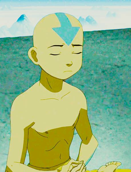 Avatar Aang Meditating Avatar Aang Avatar The Last Airbender Art