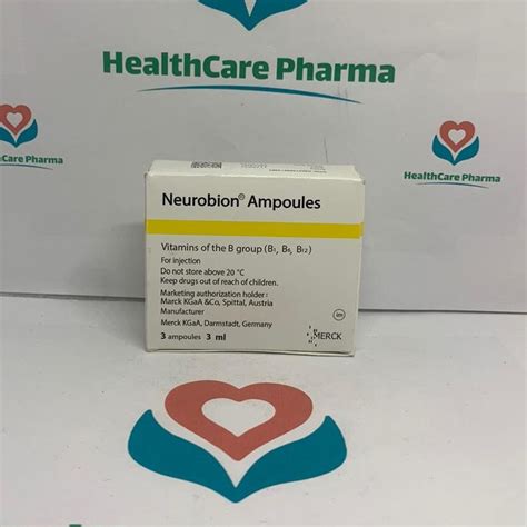Neurobion 3 Ampoules 3 Ml Healthcare Pharma