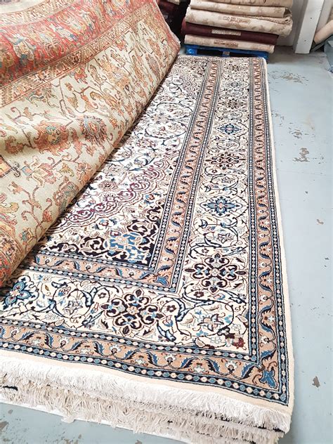 A Persian Nain Silk Rug In Fulham The Oriental Rug Repair Co