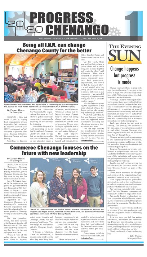 The Evening Sun | Chenango County, NY's Hometown Newspaper