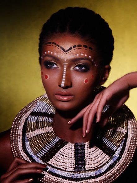 African Tribal Makeup