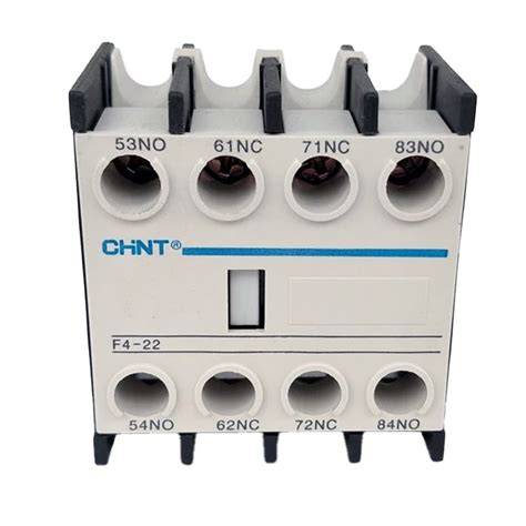 Contacto Auxiliar Frontal 2na2nc Pcontactor Nc1 Y Nc2 Chint