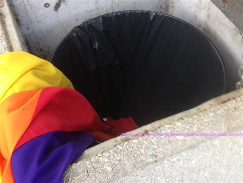 Charge Laid After Pride Flag Vandalized And Thrown In Trash Ctv News