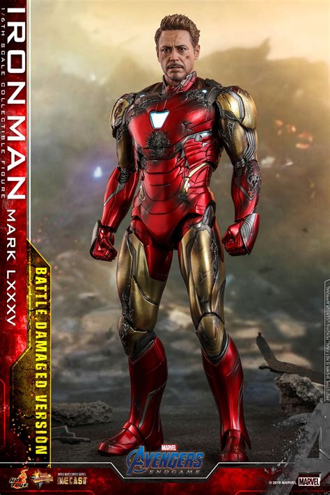 Avengers Endgame Iron Man Mark 85 Battle Damaged Version By Hot Toys