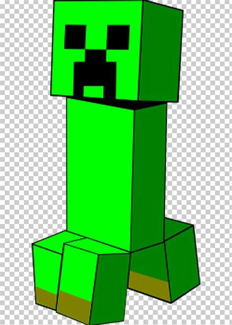 Minecraft Creeper Png Clipart Angle Area Cartoon Creeper Drawing My