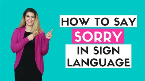 How the benefits of tutoring to learn a language outweigh those of the classroom environment. How to Say Sorry in Sign Language - YouTube