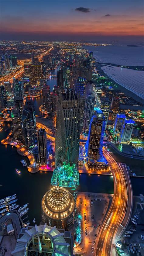 Dubai Night 21 Dubai Tourisme Photographie Du Paysage Urbain