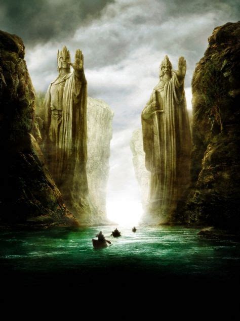 Lord Of The Ring Argonath On River Anduin En 2019 Seigneur Des