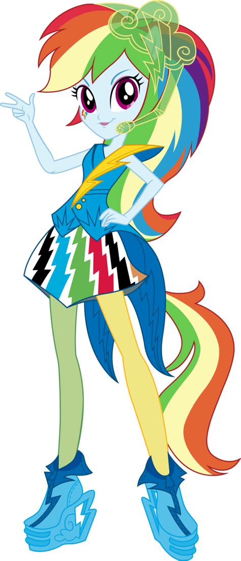 V2 Rainbow Rocks Rainbow Dash Vector By Icantunloveyou On Deviantart