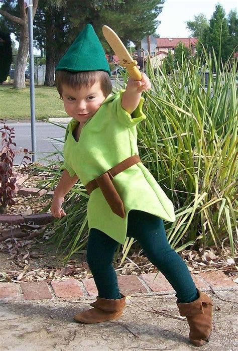 Peter Pan Costume Cosplay Child Sizes Faux Lime Green Suede Tunic Felt