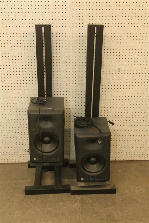 Your factory speakers are getting you down. Item # 213 -- Pair of JBL speakers model # LSR4328P marked ...