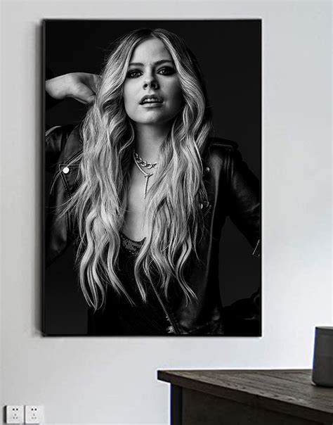 Avril Lavigne Poster Avril Lavigne Custom Poster Avril Etsy