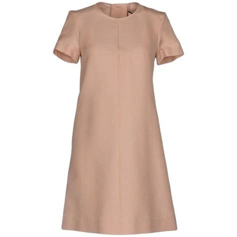 Marni Short Dress 23605 Rub Liked On Polyvore Featuring Dresses Light Pink Light Pink Short