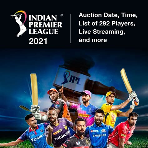 Ipl 2021 Auction Date Time List Of 292 Players Live Streaming And