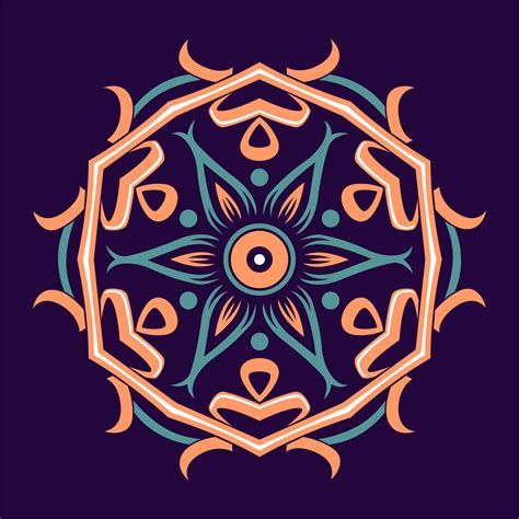 Modern Mandala Art Vector Design With A Beautiful Mix Of Colors 3358162
