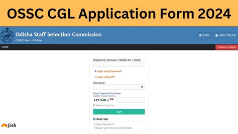 Ossc Cgl Registration Direct Link To Apply Online For Posts