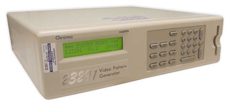 Chroma 23291 Video Pattern Generator Atec