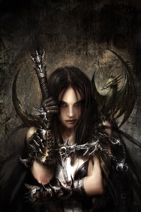 Gothic Art Fantasy Warrior Fantasy Girl Heroic Fantasy Fantasy Women Dark Warrior Luis Royo
