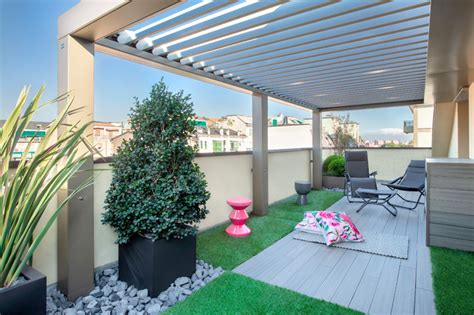 Progettazione Terrazzo Modern Sunroom Milan By Brianzatende
