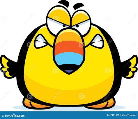 Angry Little Toucan Stock Vector Illustration Of Graphic 47401003