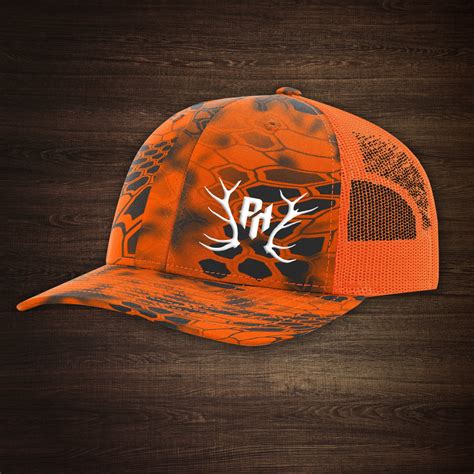 Mesh Blaze Orange Hat With Kryptek Camouflage · Pure Hunting · Online