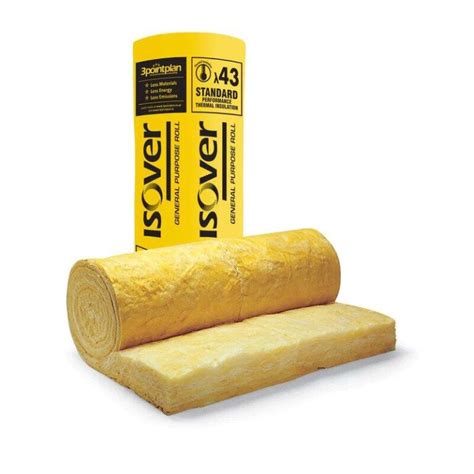 75mm Isover Acoustic Partition Insulation Roll Glass Mineral Wool 14