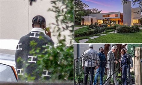 Travis Scott Is Seen Pacing Outside His 14million Houston Mansion