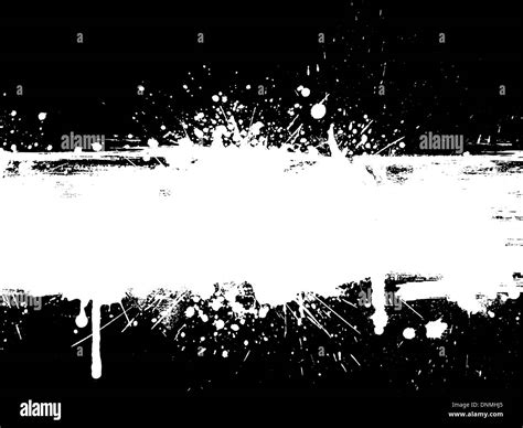 Grunge Splatter With Drips Stock Vector Image And Art Alamy