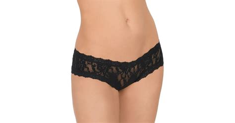 Hanky Panky After Midnight Lace Crotchless Hipster Panty In Black Lyst