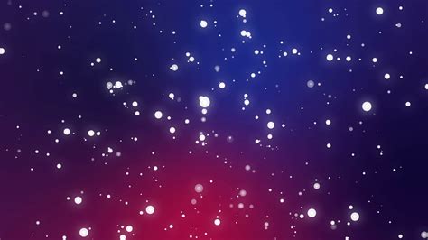 Festive Christmas Starry Night Sky Animation With Glowing