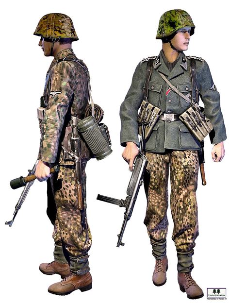 German Infantry Wwii 3d Figure Assets 3d Models Tannenbaum Wwii