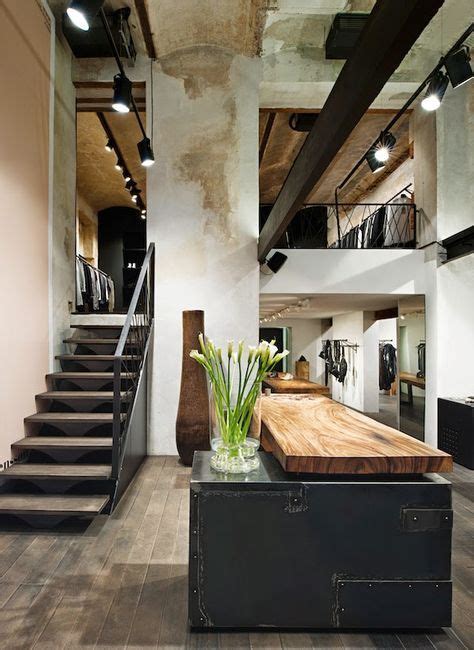 Modern Clean Rustic Industrial Loft Design Interior
