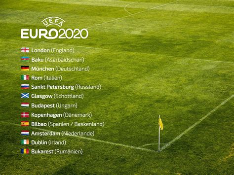 Das eröffnungsspiel ist am freitag, 11. Fussball EM 2020 #002 - Hintergrundbild