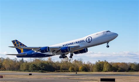 Kuehnenagel Receives Its First Boeing 747 8 Freighter “inspire” From