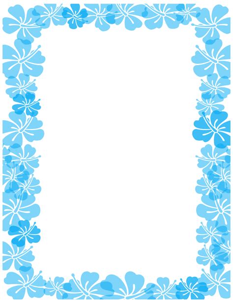 Beach Cliparts Borders Colorful And Fun Designs For Your Beach Themed