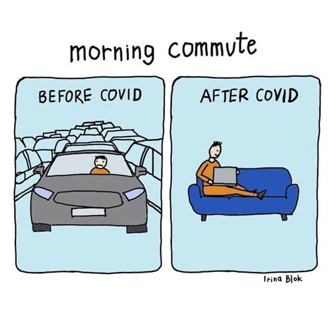 Funny Artist Illustrates Daily Life Before And After Covid 19