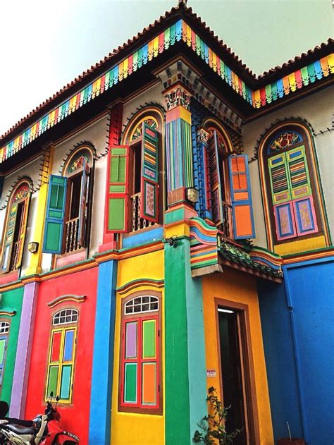 ⚜ Colorful Buildings In Little India Singapore Singapore Photography