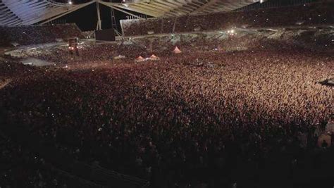 One Of The Biggest And Massive Crowds At A Live Outdoors Rock Concert