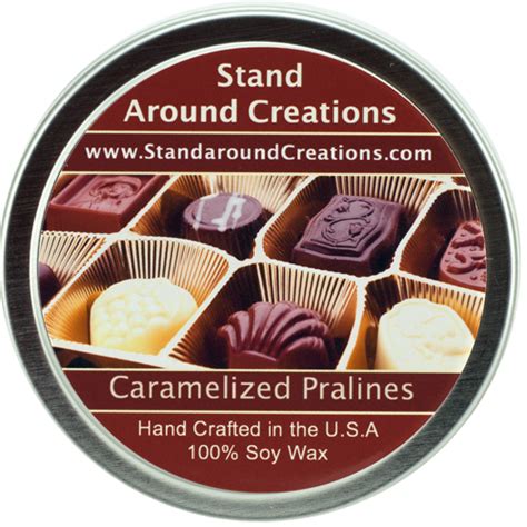 Caramelized Pralines Tin 6 Oz Stand Around Creations