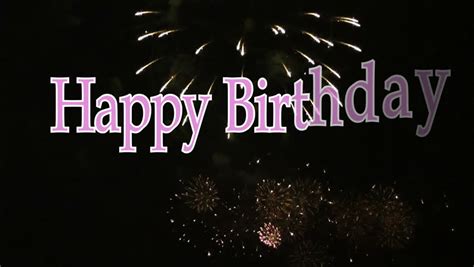 Happy Birthday Animated Text In Stock Footage Video 100 Royalty Free