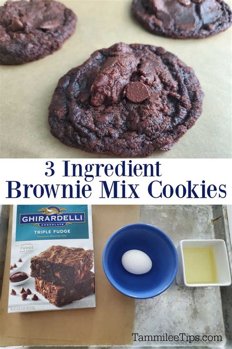 Easy 3 Ingredient Brownie Mix Cookies Recipe Artofit