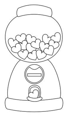 Large gumball machine coloring page. Coloring Pages on Pinterest | Coloring Pages, Christmas ...