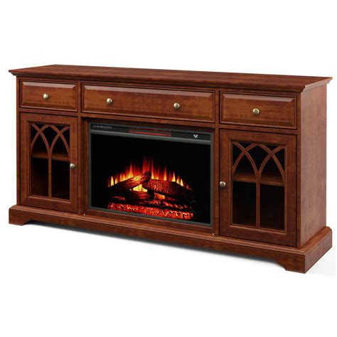 Ez Style 60 Gothic Arch Tv Stand With Electric Fireplace